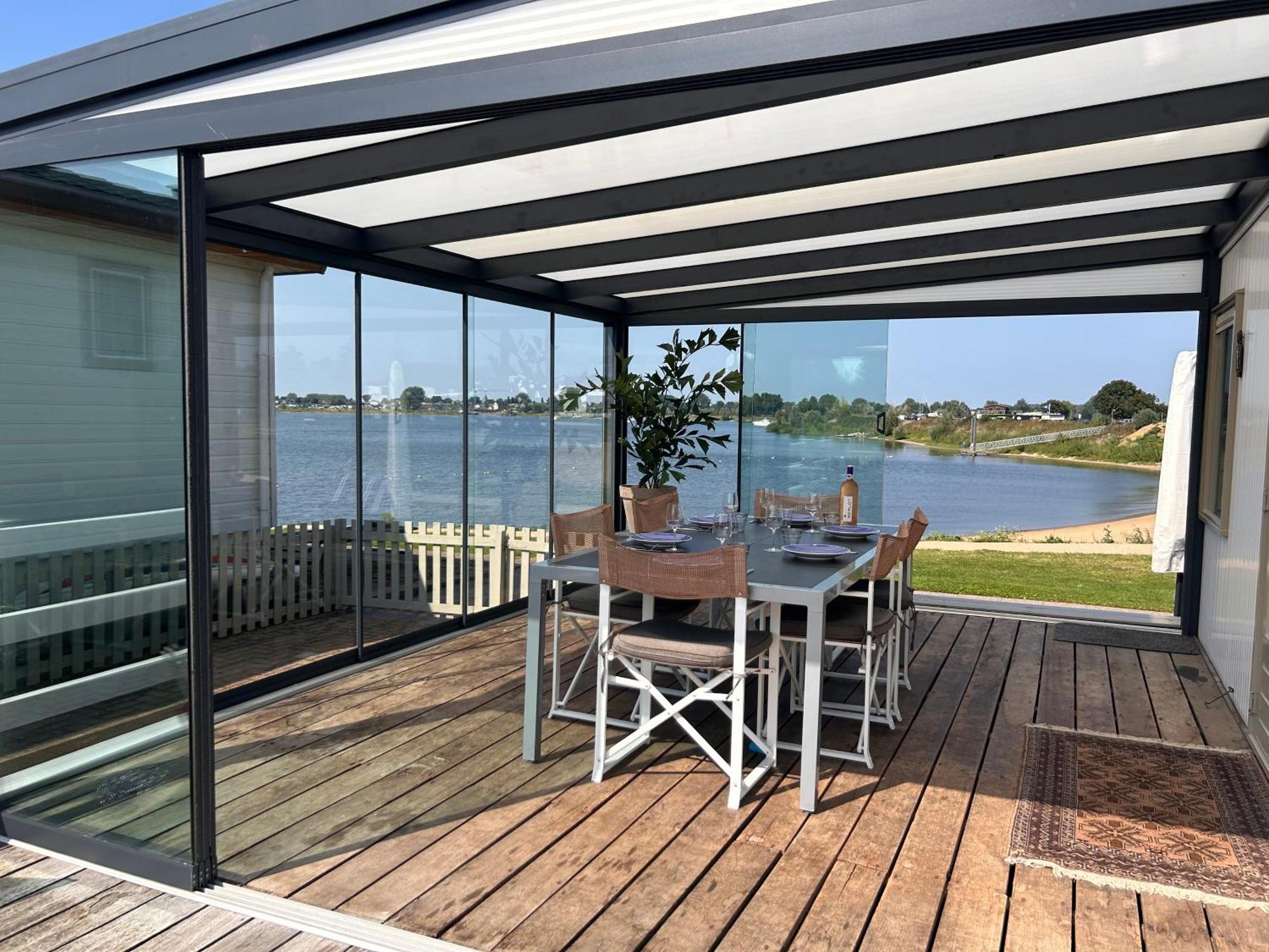 Luxe Chalet Direct Aan Het Water Met Strand Lith Экстерьер фото