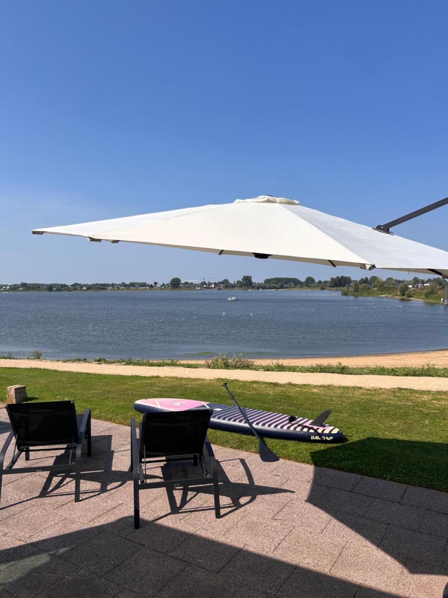 Luxe Chalet Direct Aan Het Water Met Strand Lith Экстерьер фото